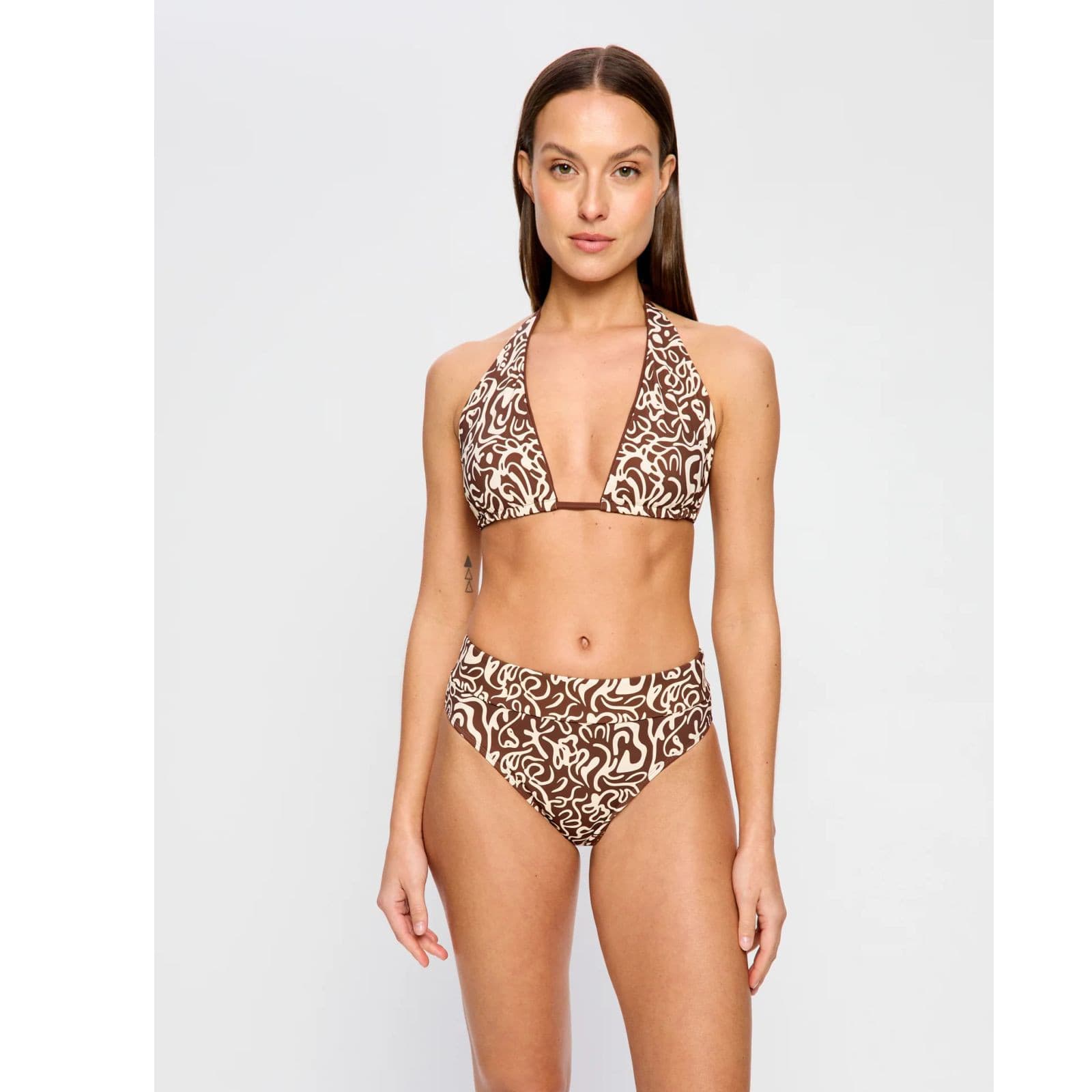 Plavky Modibodi Reversible Multiway Top Sea Swirl horní díl (SWSCNASESW) 3XL
