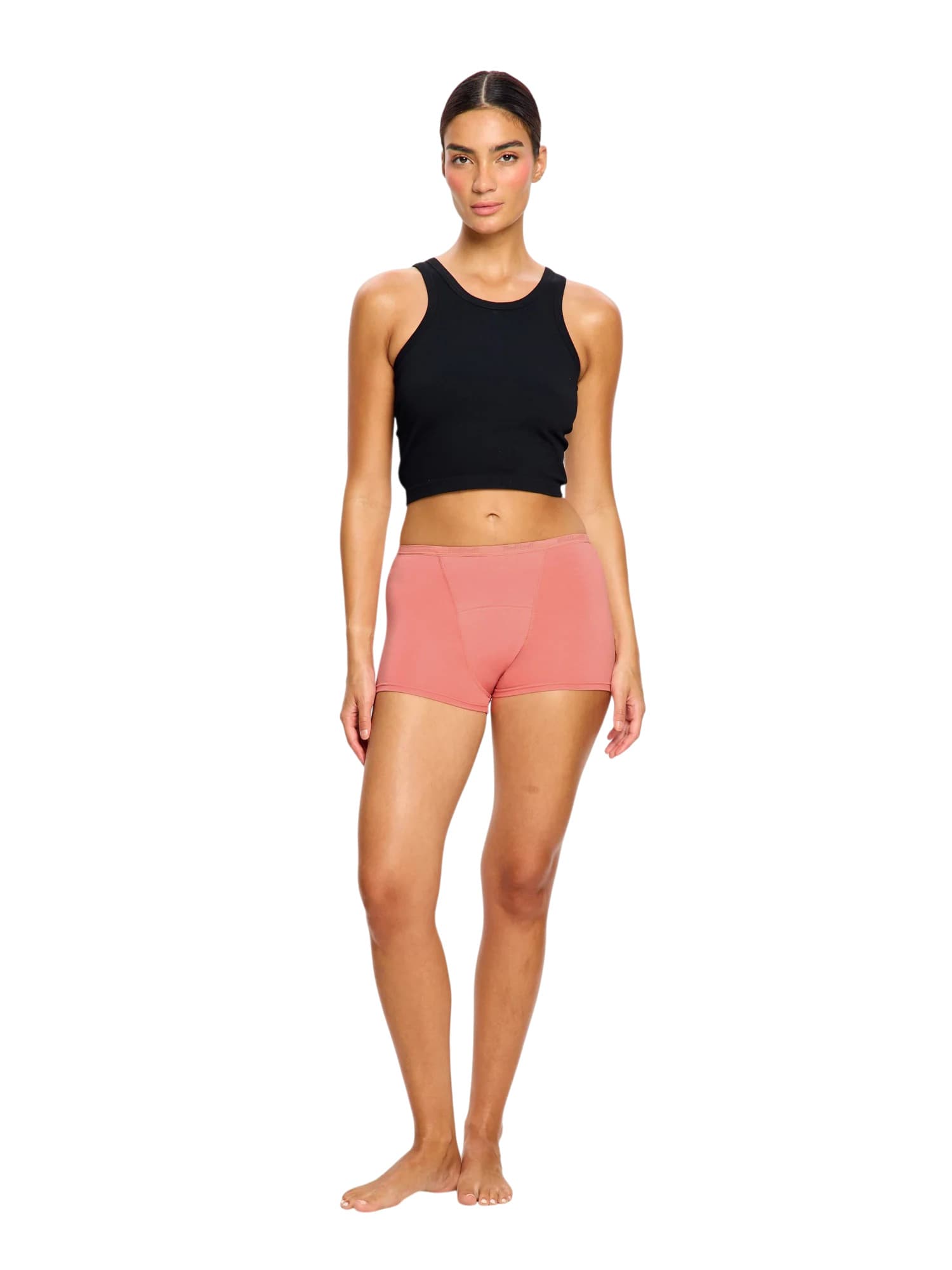 Menstruační kalhotky Modibodi Classic Boyshort Super Dusky Coral (CLBSSODKCW)