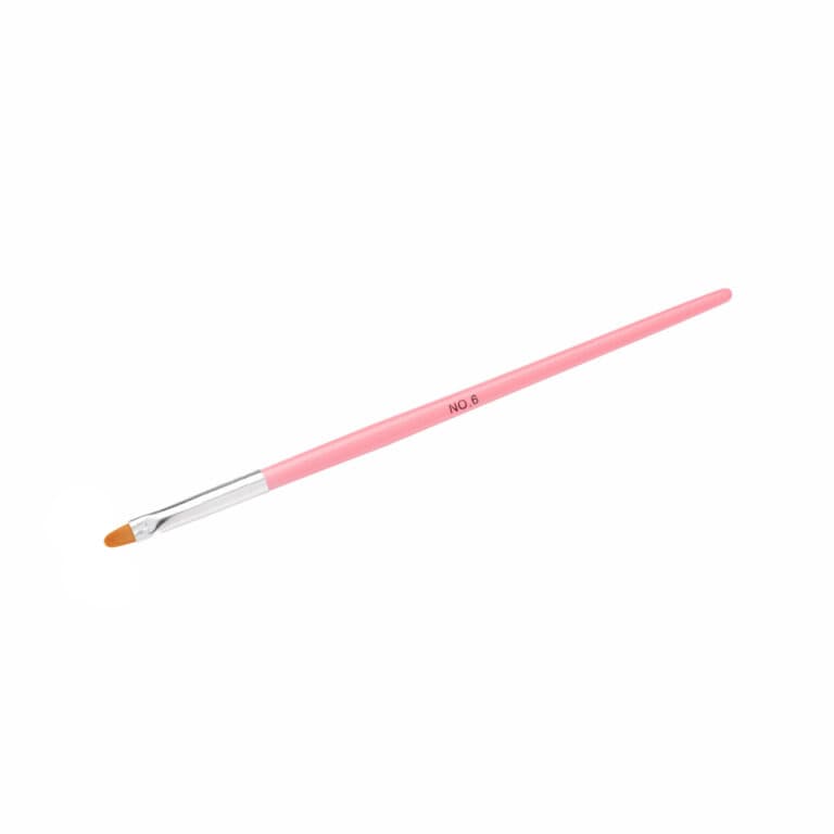 Starnails Štětec na UV gel, Natural Pink - Oval 6