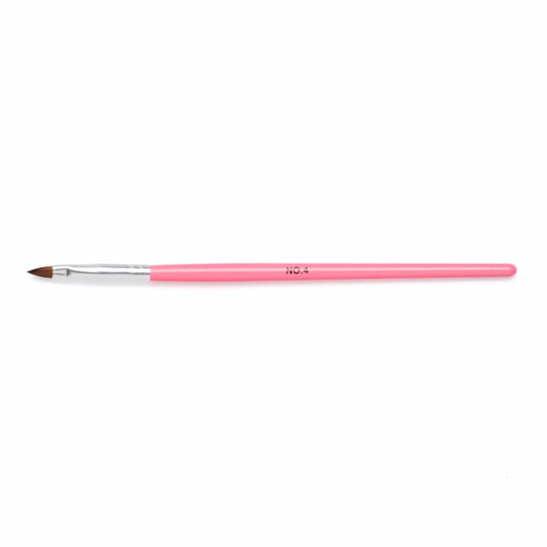 Starnails Štětec na akryl Natural Pink, #4 - přírodní vlas - náhled 2