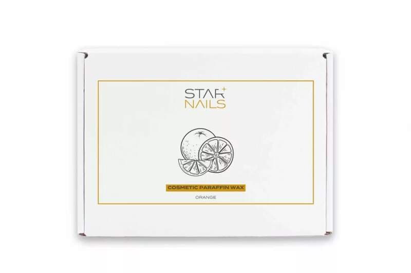 Starnails Cosmetic Paraffin Wax, 400ml - Orange - parafínový vosk Pomeranč