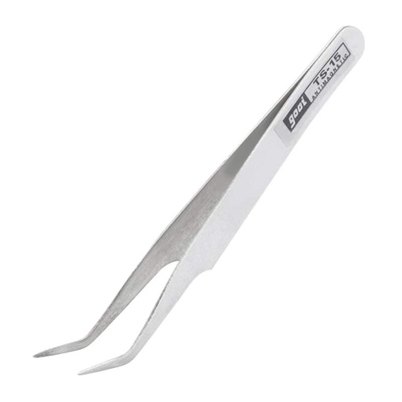 Starnails Pinčovací pinzeta nerezová, zahnutá TS-15