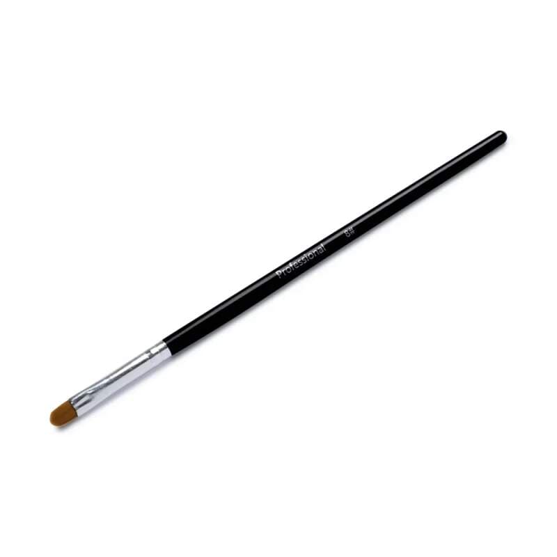 Starnails Štětec na UV gel, Black - Oval #8