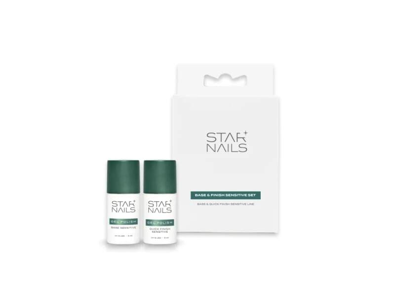 Starnails Sada STARNAILS Base and Finish Sensitive Set - báze a fixační lesk