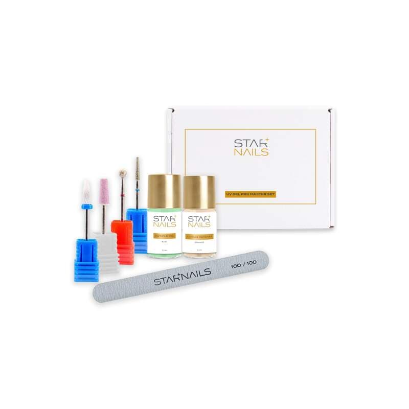 Starnails Sada STARNAILS UV Gel Pro Master Set - sada fréz pro práci s UV gely