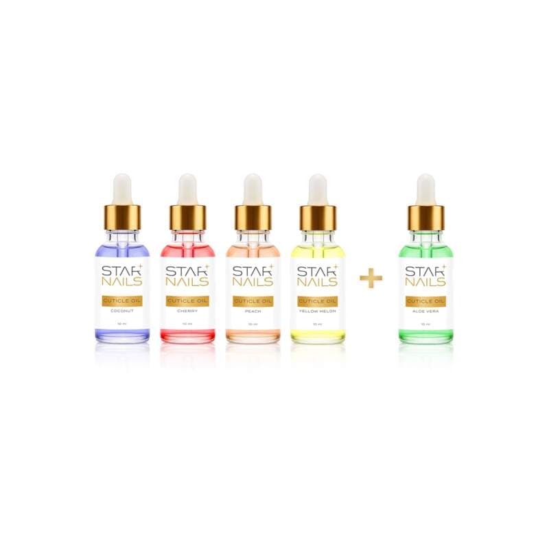 Starnails Sada STARNAILS Cuticle Oil Aroma Mix Set 10ml - 4+1 zdarma