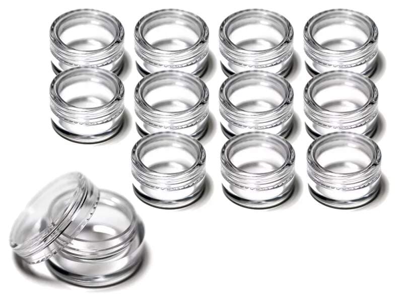 Starnails Sada prázdný kalíšek kulatý, 3ml - 9+3 ZDARMA