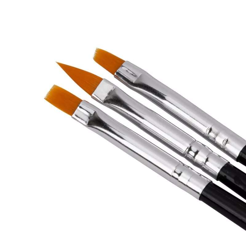 Starnails Sada 3 štětců na nehtovou modeláž - náhled 2