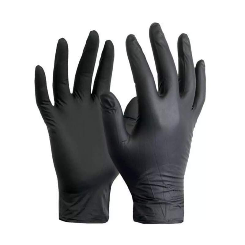 Starnails Nitrilové rukavice bez latexu, černé (S) - 50 párů - náhled 2
