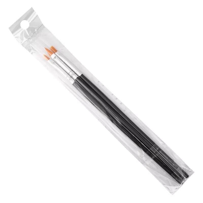 Starnails Sada 3 štětců na nehtovou modeláž - náhled 3