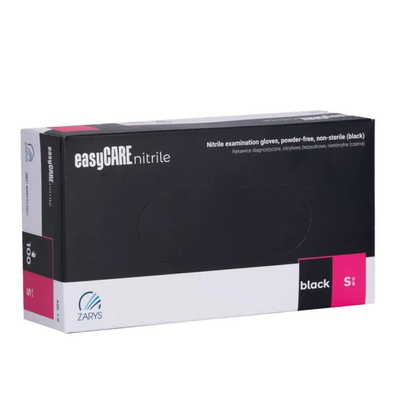 Starnails Nitrilové rukavice bez latexu, černé (S) - 50 párů - náhled 3
